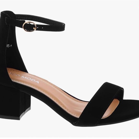 Top Moda Darce Ankle Strap Heel Sandal - size 9 - Picture 3 of 10